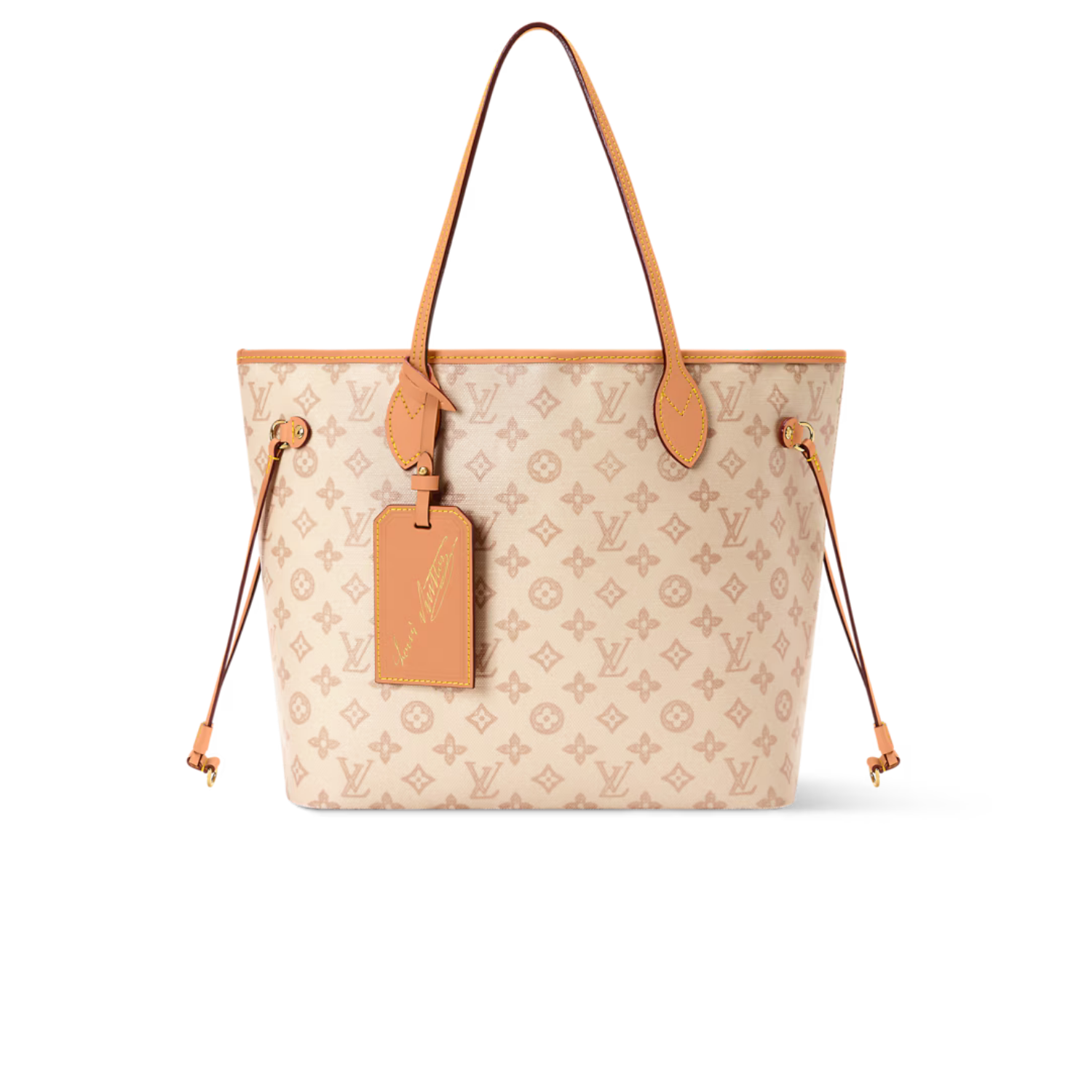 L0vis Vvtt0n Neverfull MM Tote Bag 12.2in/ 31cm Monogram Origine Lin Gold Hardware For Women M27521