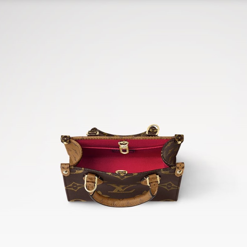 L0vis Vvtt0n OnTheGo BB Tote Bag 7.1in/ 18cm Monogram Reverse Gold Hardware For Women M46839