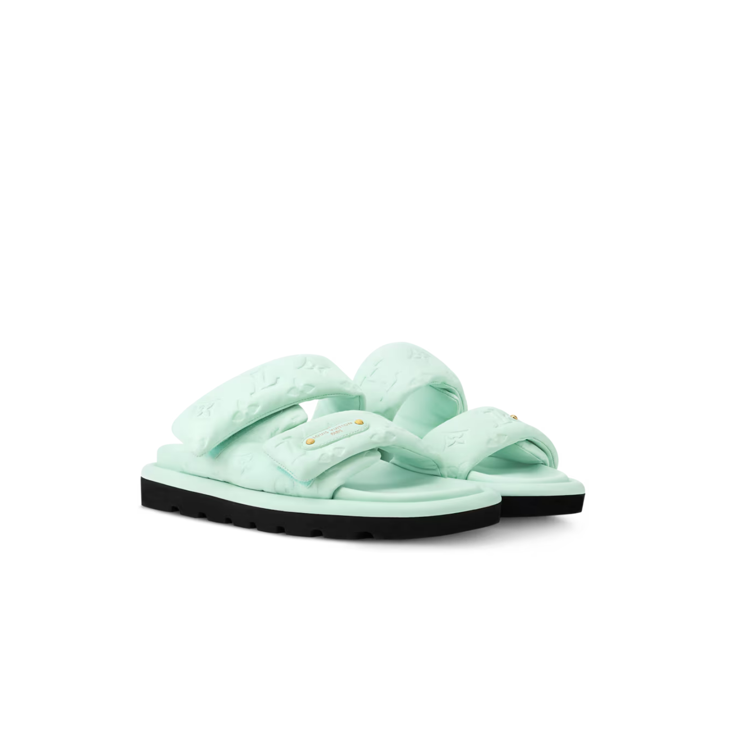 L0vis Vvtt0n Pool Pillow Comfort Mules Green For Women 1AJKZK