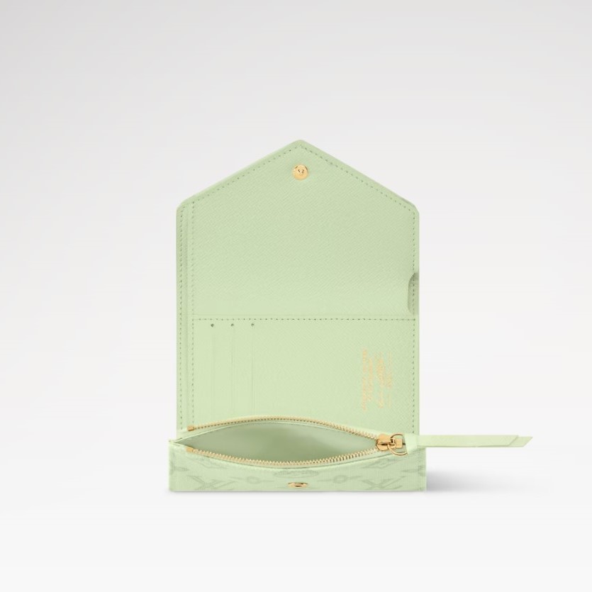 L0vis Vvtt0n Victorine Wallet Monogram Origine Vert Asnières For Women 4.7in/12cm M27681