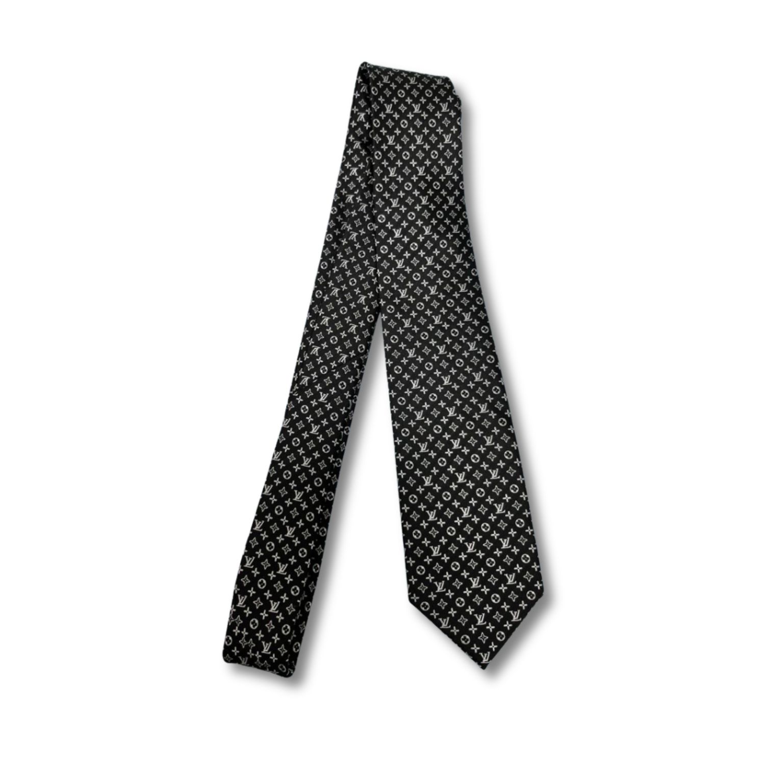 L0vis Vvtt0n Monogram Classic Tie Black LV Men Tie