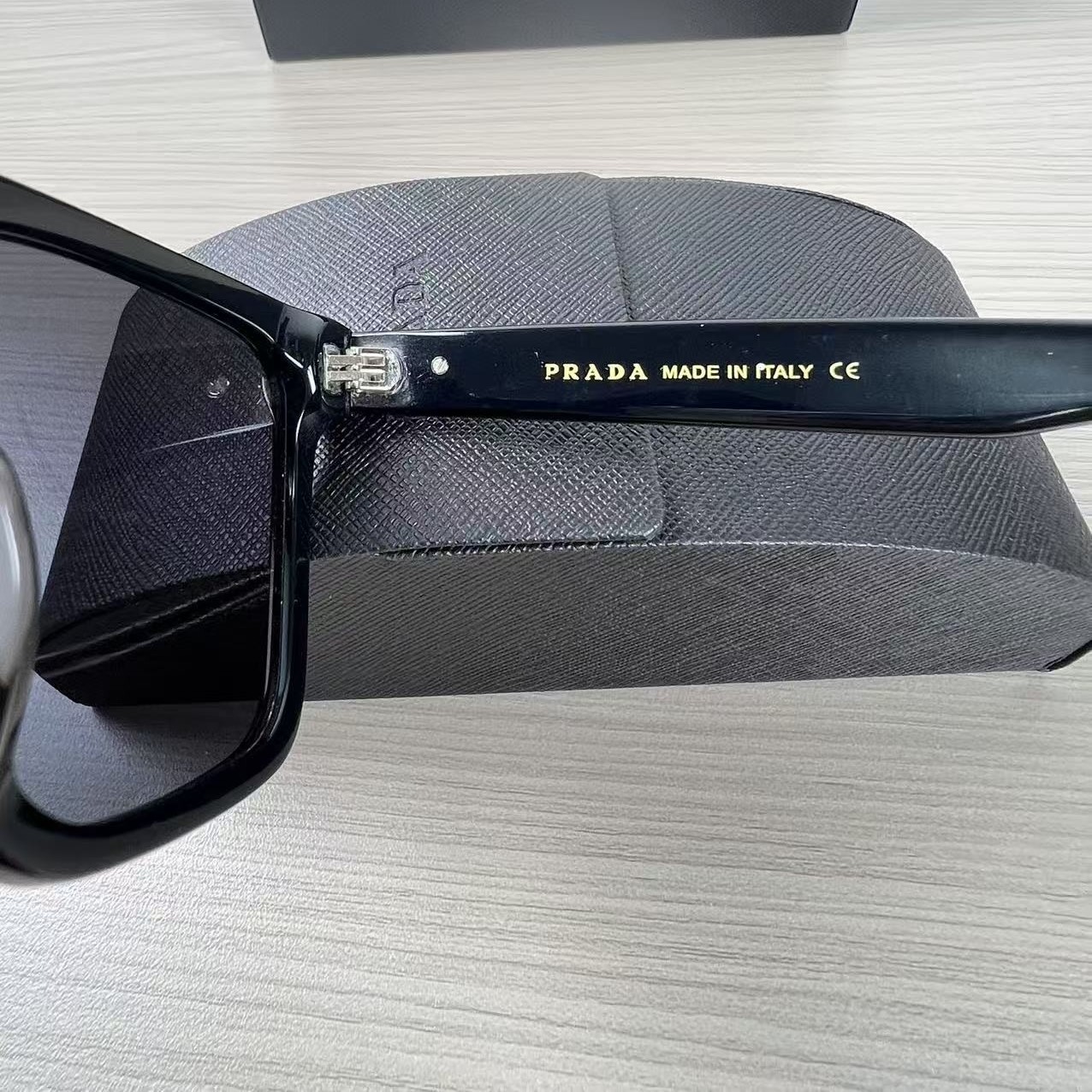 Pra*a Ombre Square Sunglasses Black For Women