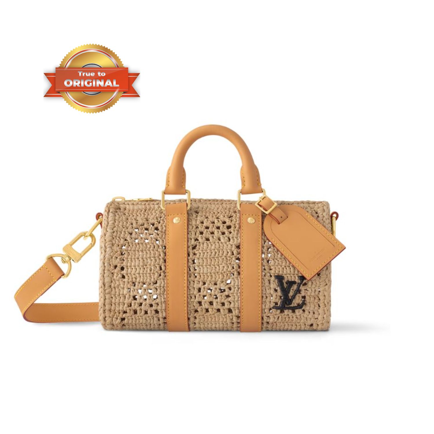 [True-to-ORIGINAL] L0vis Vvtt0n Keepall Bandoulière 25 Natural Beige Bag 9.8 Inches/ 25 Cm M25010