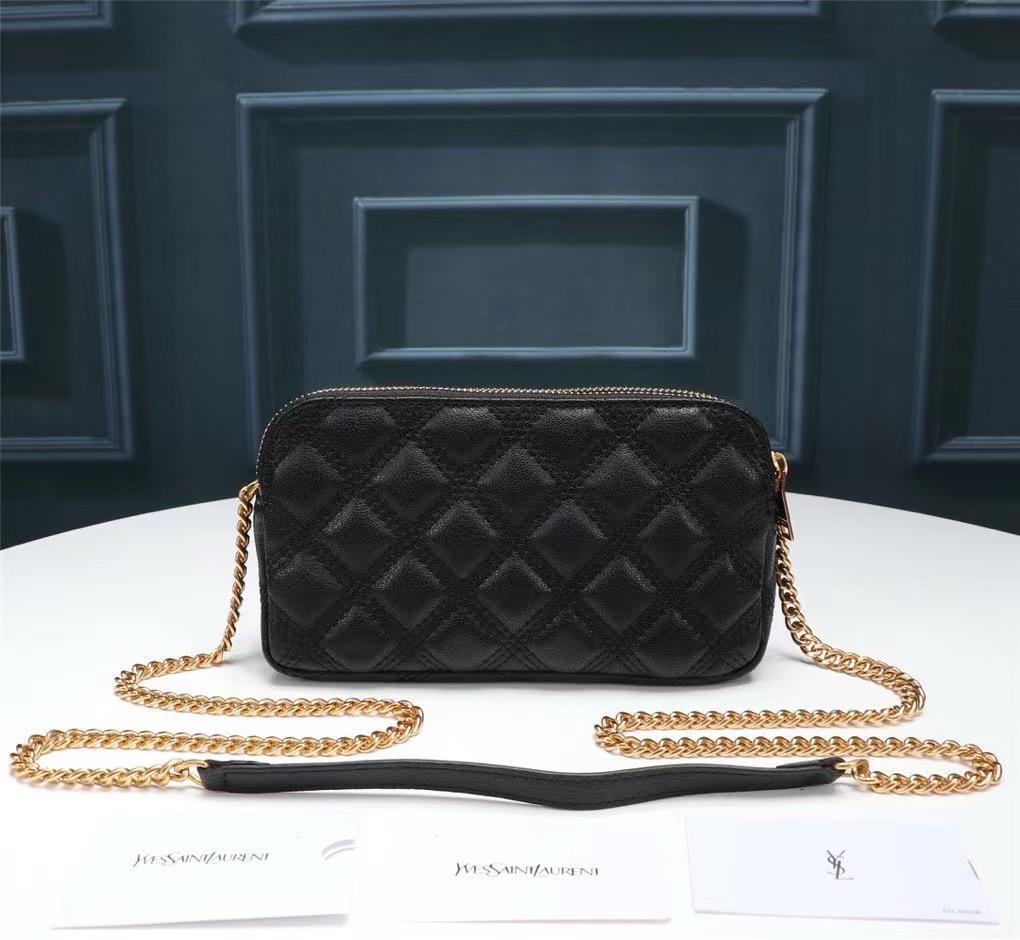 Sa1nt Lau*nt Becky Crossbody Bag Black For Women 7in/18cm Y51 P00533588