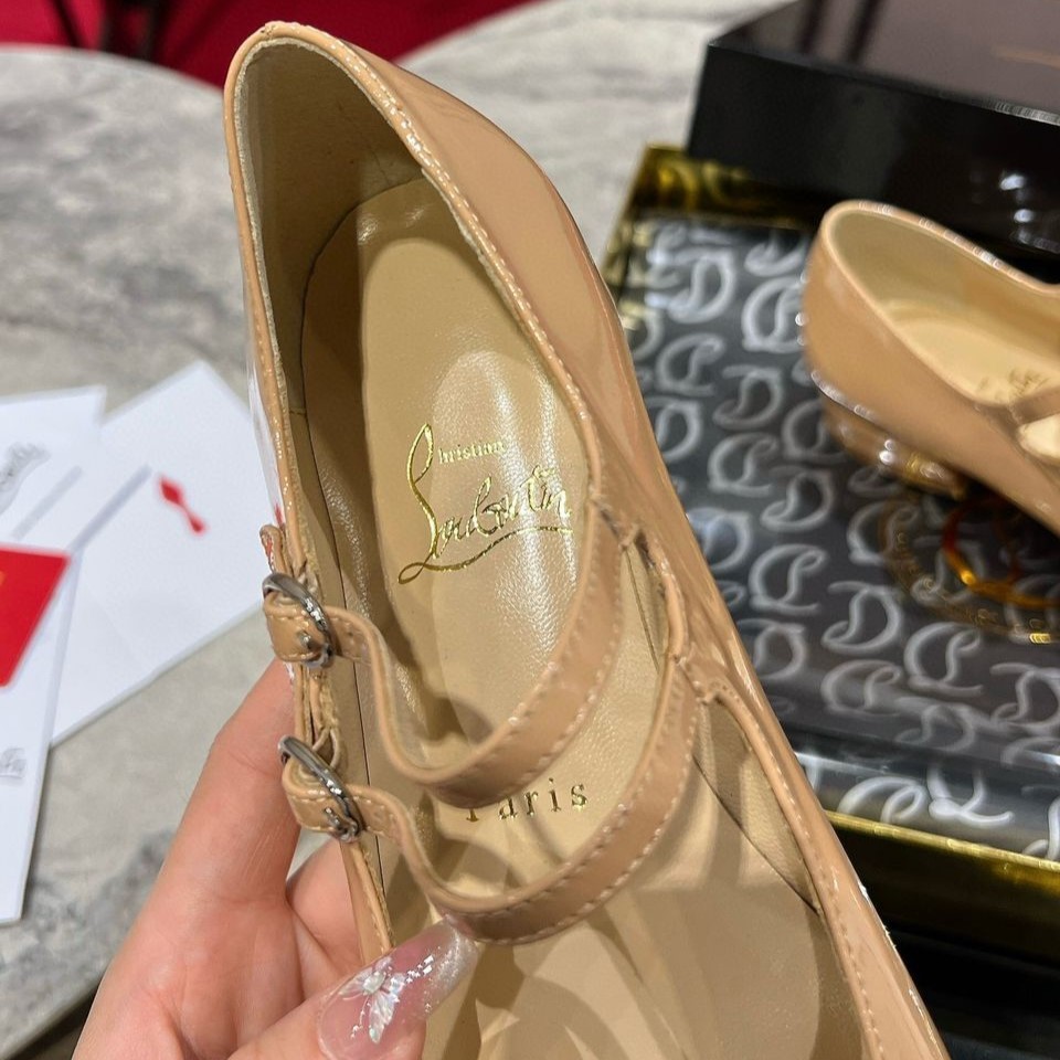 Chr1st1an Louboutin Sweet Jane Strass Nude 1 For Women 3240418N247