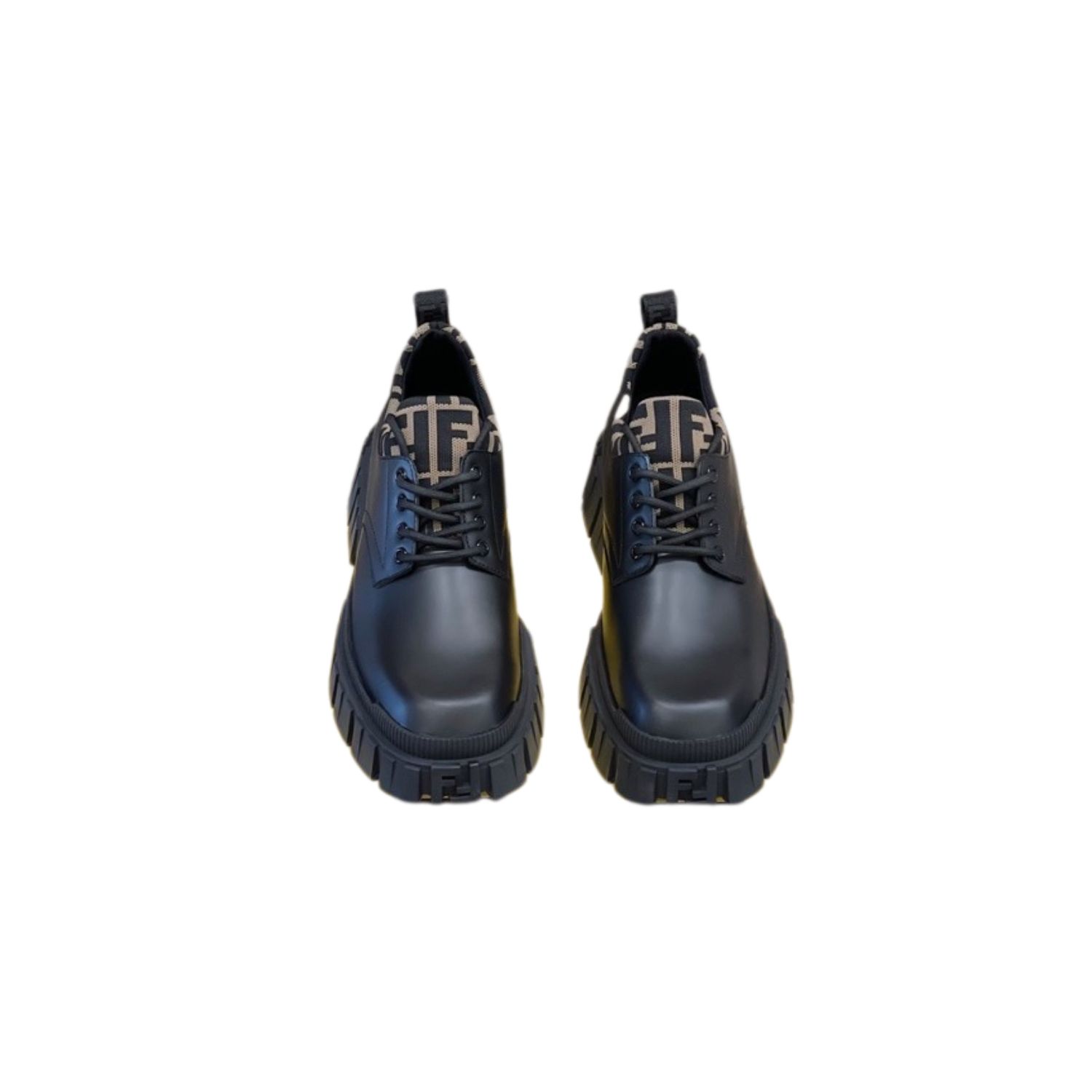 F**di FD F**di Force Lace-Ups Boots Black And Grey For Men