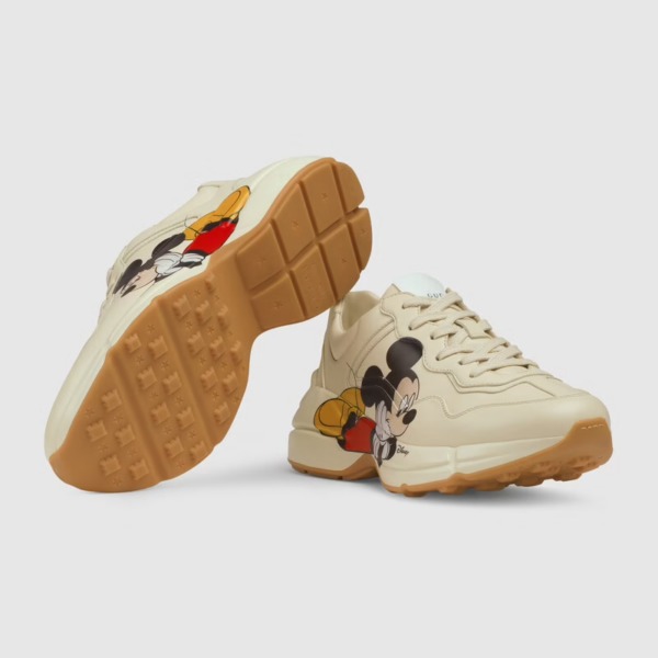 Gvc*1 x Disney Men’s Rhyton Sneaker With Mickey Mouse Beige For Men 602049 DRW00 9522