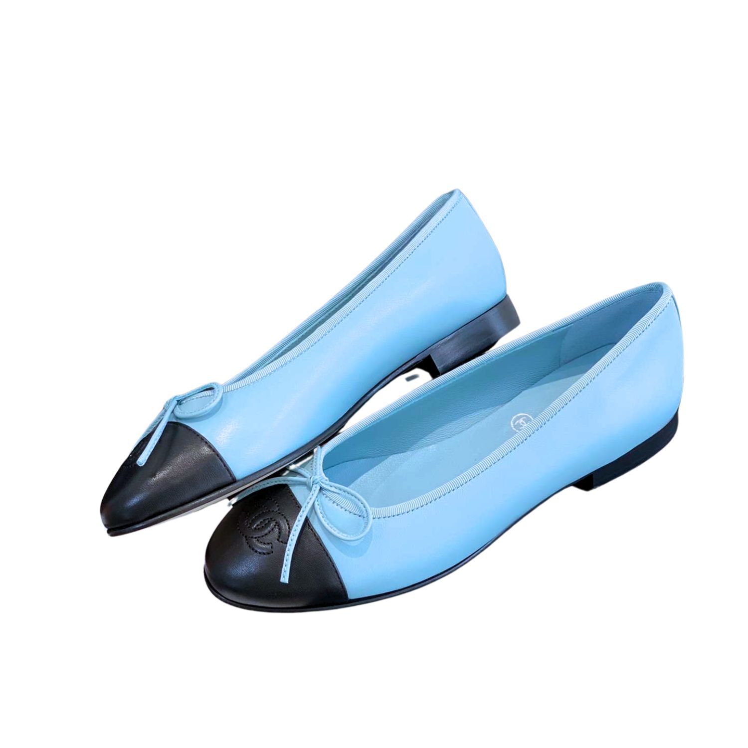 Ch**el Ballet Flats Blue For Women