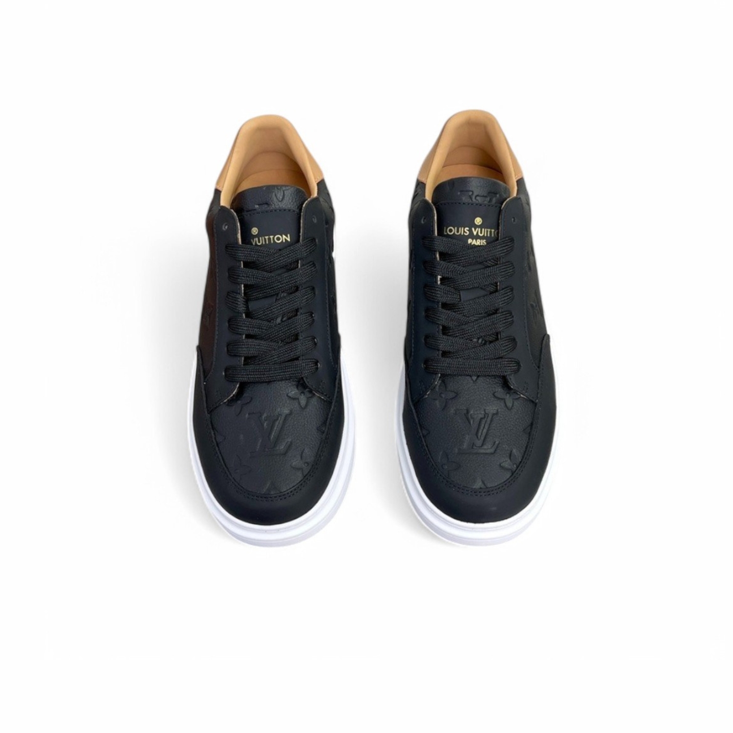 L0vis Vuittion Beverly Hills Sneaker Black For Men LV 1A8V43