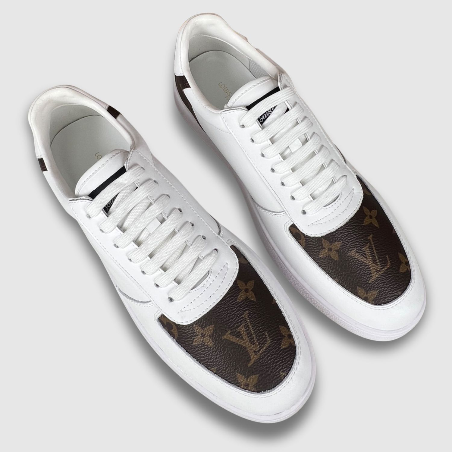L0vis Vvtt0n Rivoli Sneaker Brown And White For Men LV