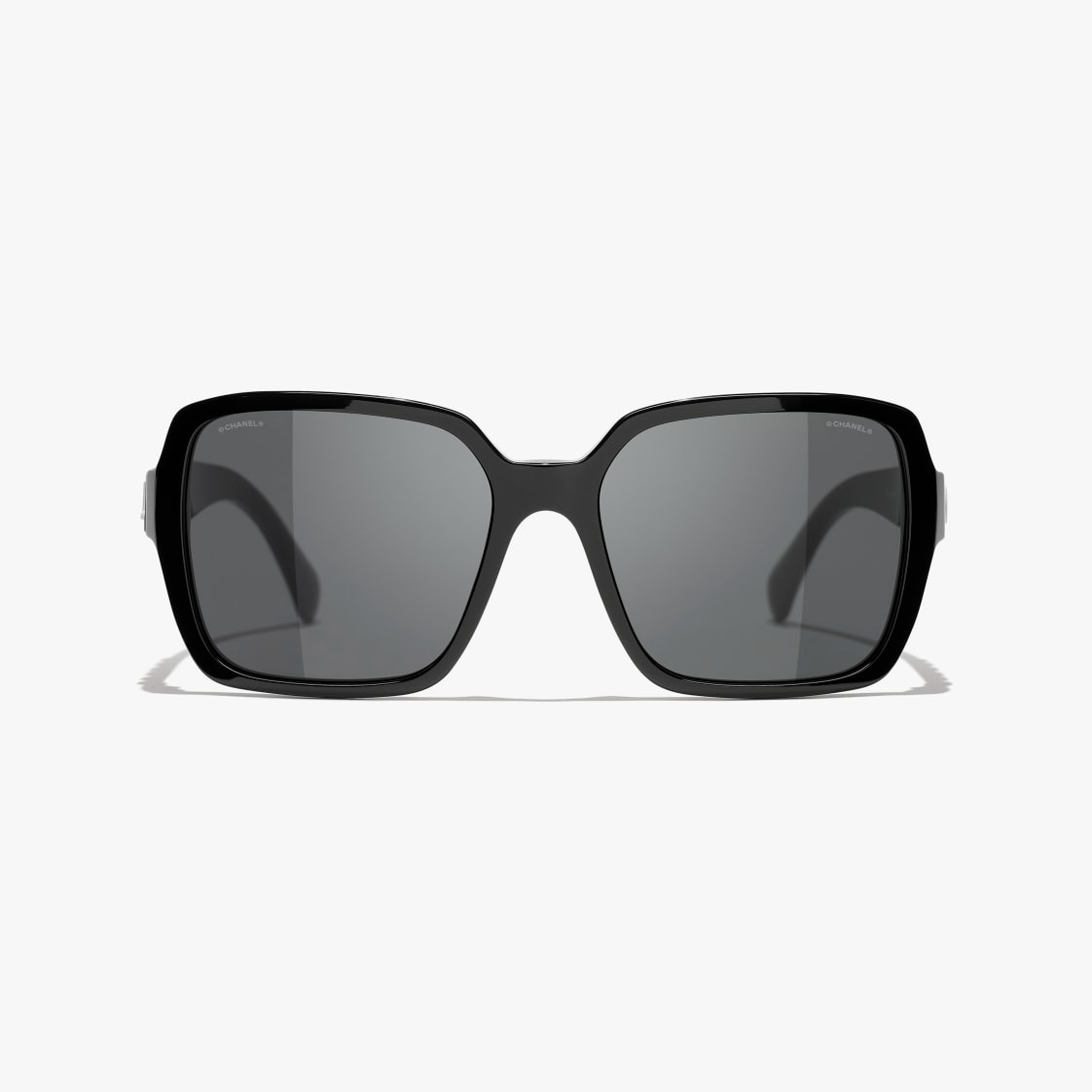 Ch**el Square Sunglasses Black For Women A71305 X08101 S2610