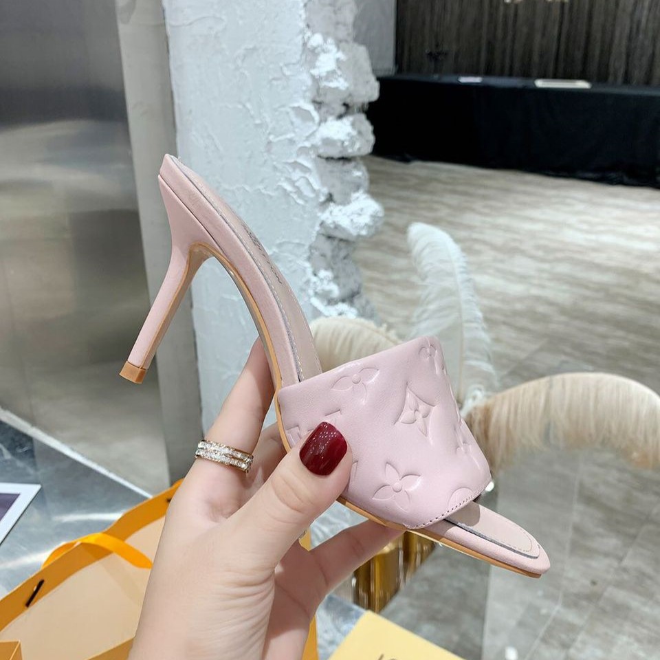 Revival Mule Pink 3.7in/9.5cm For Women