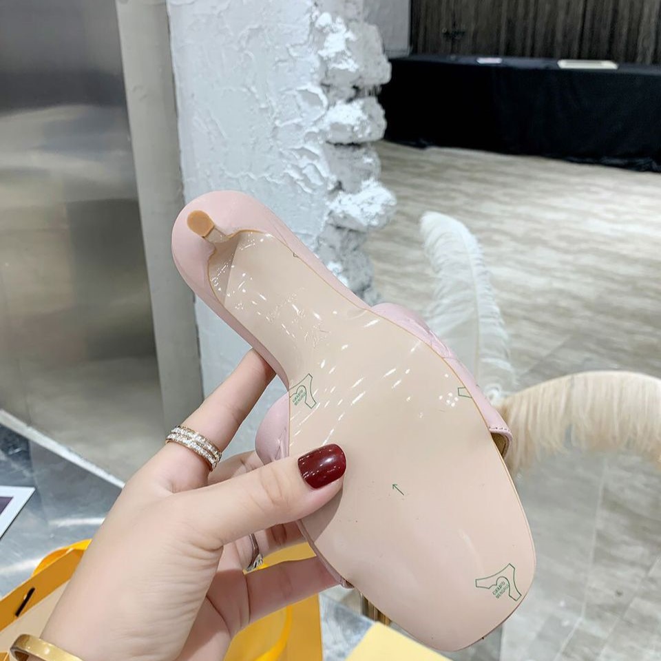 Revival Mule Pink 3.7in/9.5cm For Women