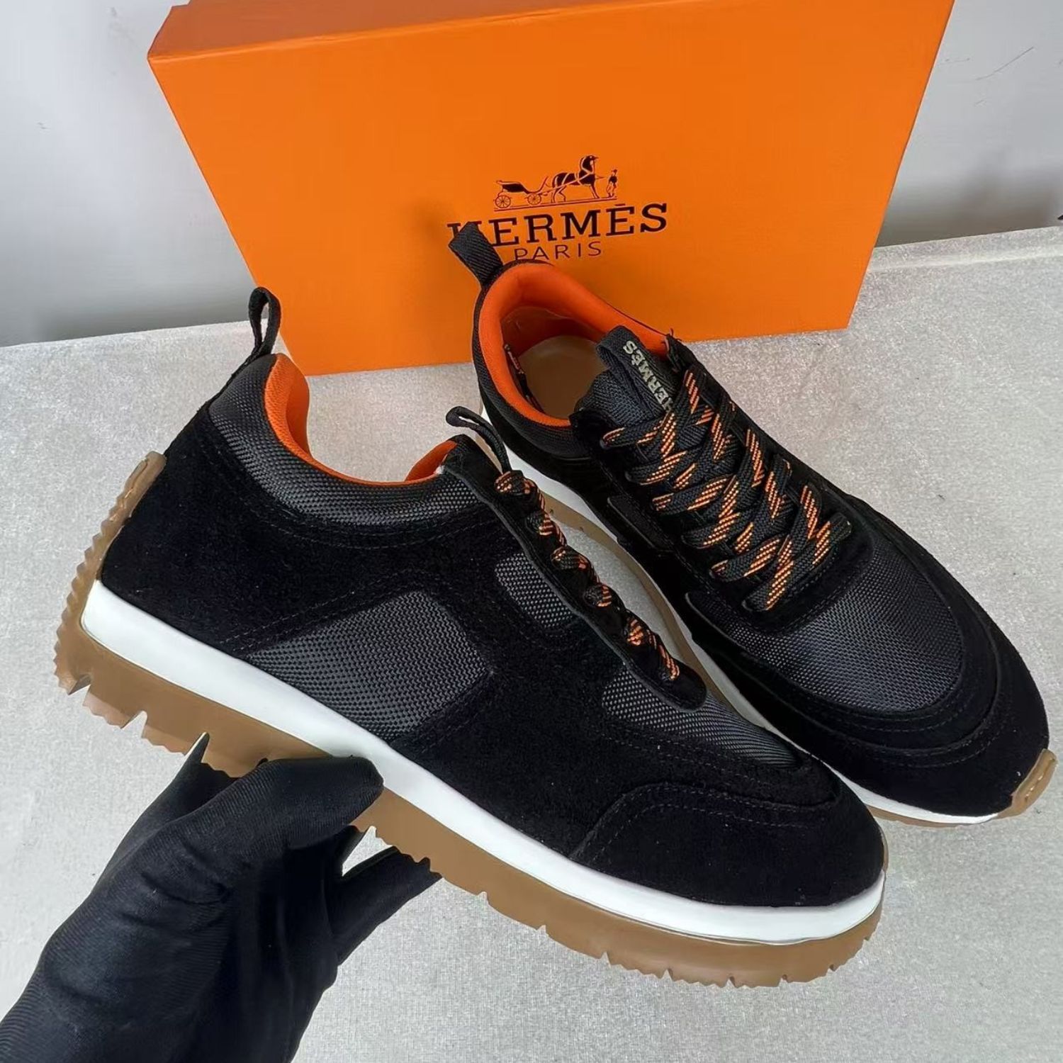 H**me5 Jimmy Sneaker Black For Men – H242978ZH01400