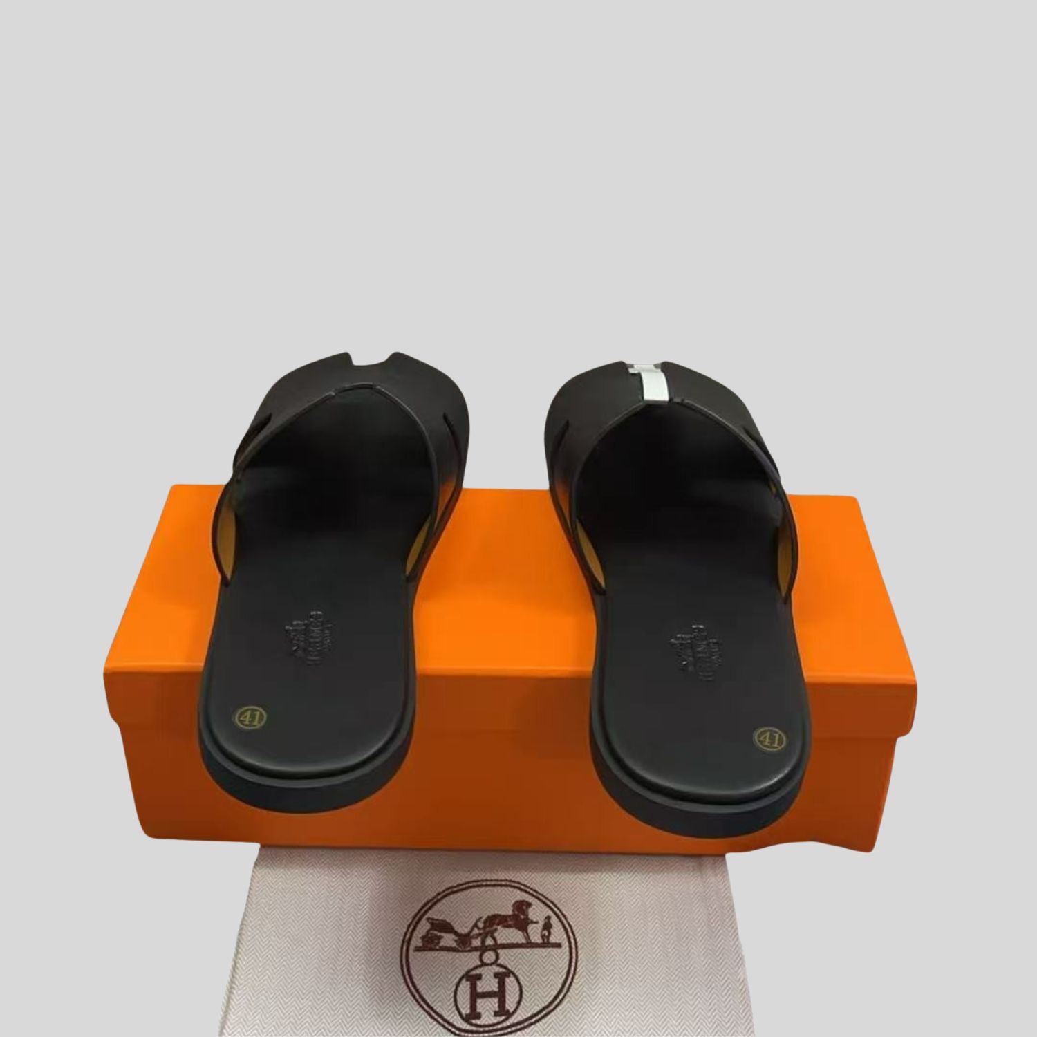 H**me5 Izmir Sandal Black For Men H041141ZH01425