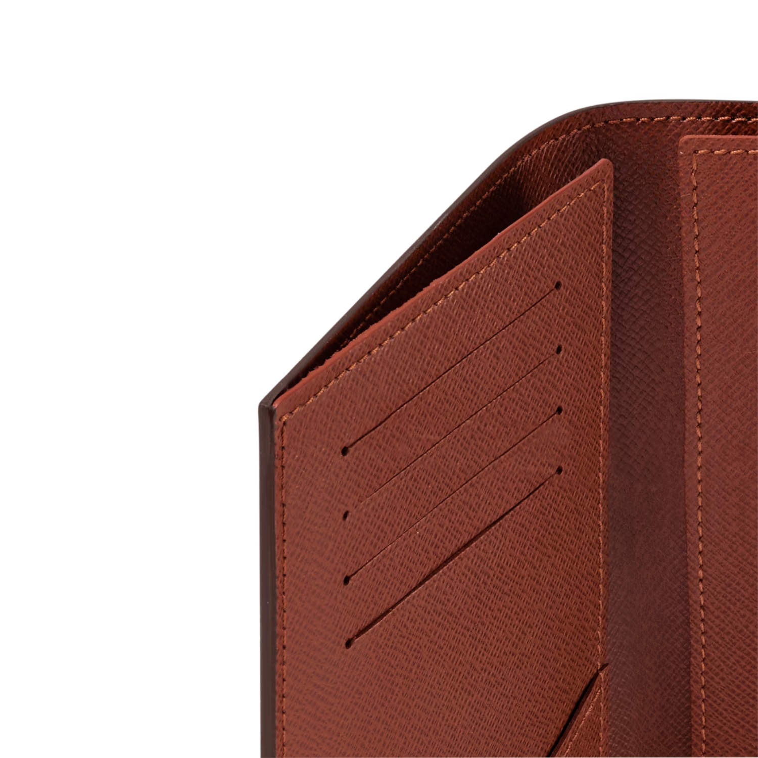 L0vis Vvtt0n Passport Cover Wallet Brown For Men 5.5in/14cm M64502
