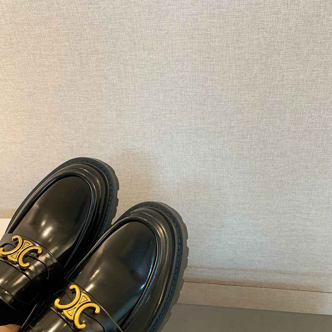 Ce1i*e Bulky Penny Chunky Loafer Black For Women