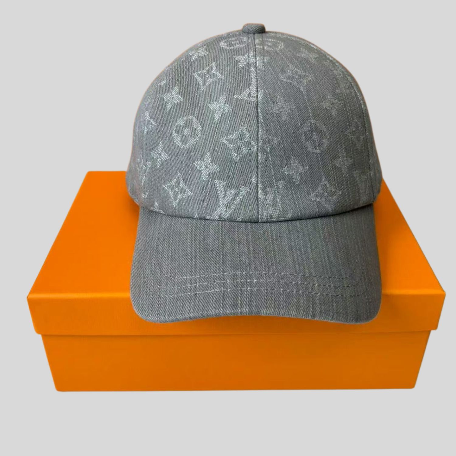 L0vis Vvtt0n Denim Cap Grey For Women M7943M