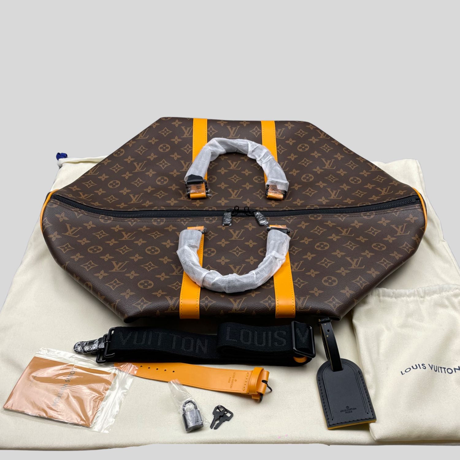 L0vis Vvtt0n Keepall Bandoulière 55 Bag Brown 21,7in/55cm M46702