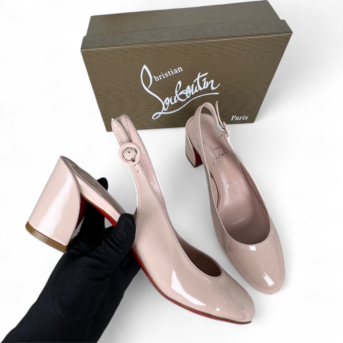 Chr1st1an Louboutin So Jane Sling Pink For Women 55mm – 3230029F608