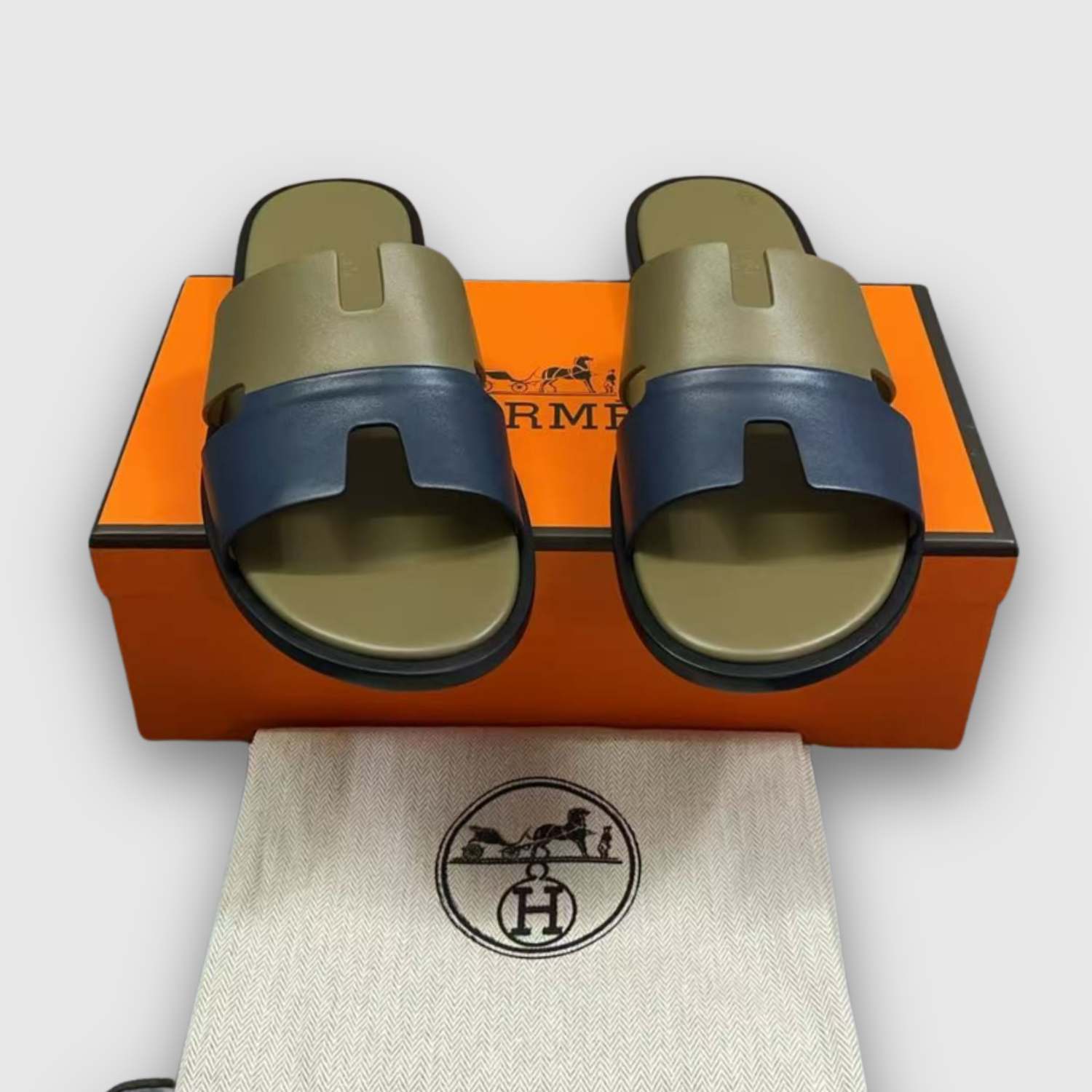 H**me5 Izmir Sandal Green/Indigo For Men H211868ZH61415