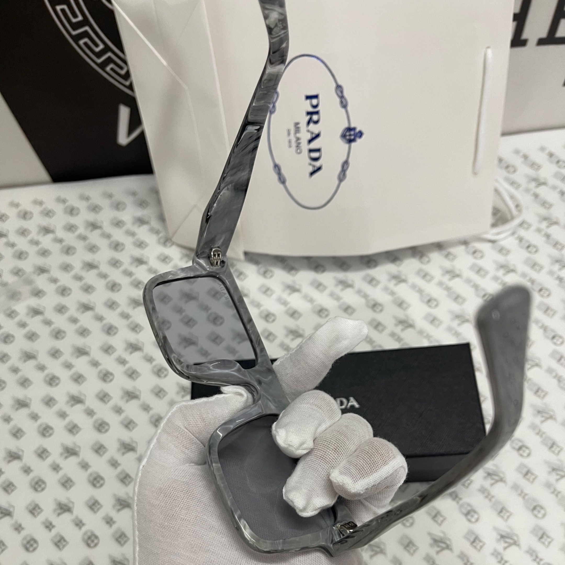 Pra*a Sunglasses Exclusive Grey For Women