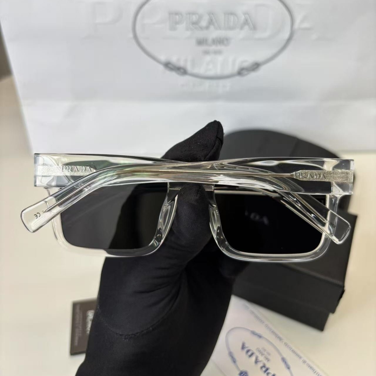 Pra*a Sunglasses Exclusive White For Women