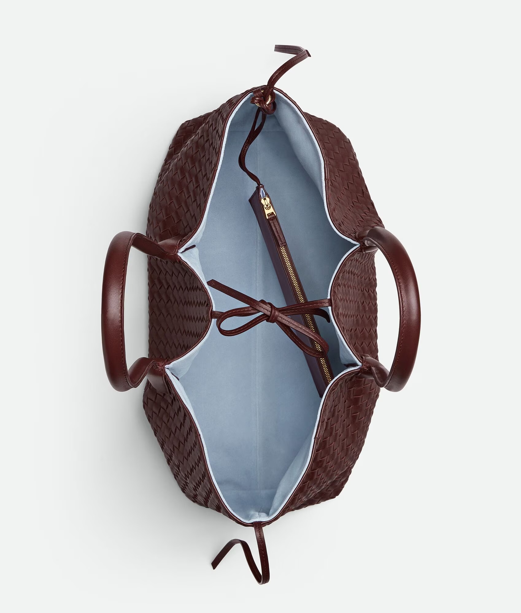 [True-to-ORIGINAL] B0tt*ga Ven*ta Medium Pinacoteca Madder Brown For Women 43cm/16.9in – 817166V5AG12102