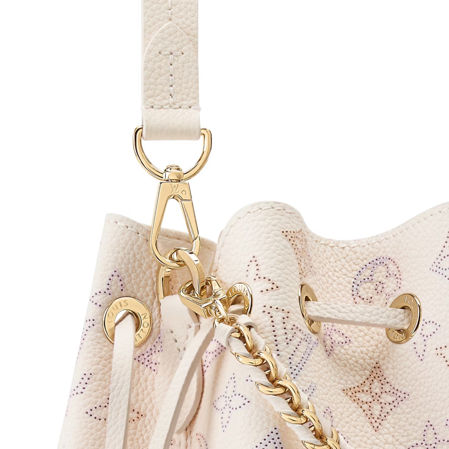 [True-to-ORIGINAL] L0vis Vvtt0n Bella Tote Mahina Dream Cream For Women 32cm/12.6in M15116