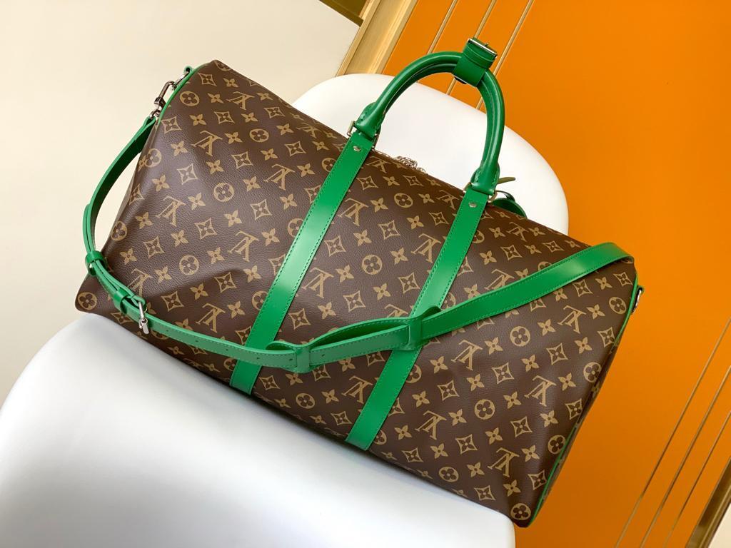 L0vis Vvtt0n Keepall Bandoulière 50 Bag Green 19,7in/50cm M46774