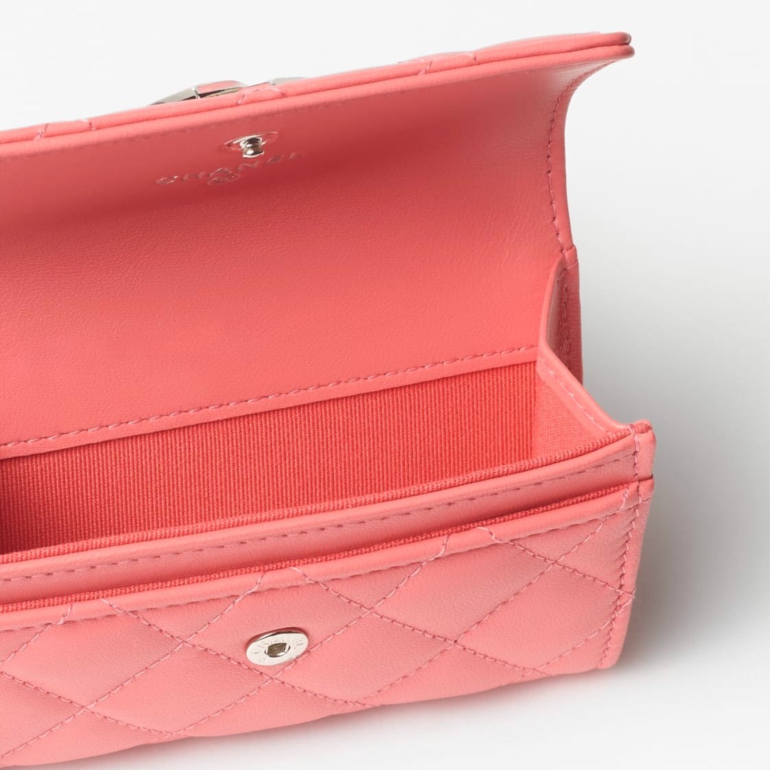 Ch**el Flap Card Holder Pink For Women 4.4in/11.3cm AP4194 B17694 NZG80