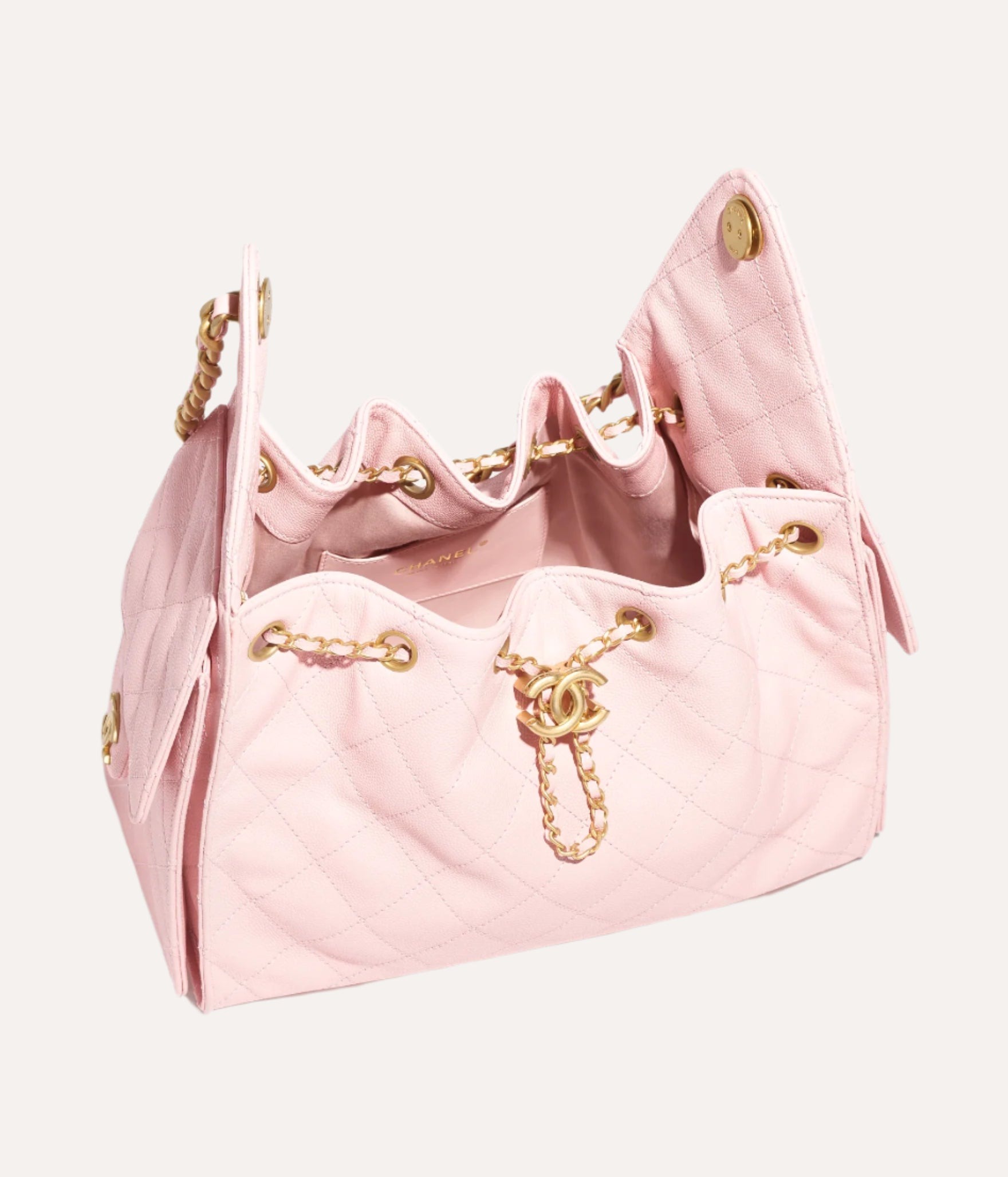 Ch**el 25 Small Handbag Light Pink For Women 10.2in/26cm AS5293-B20304-NAGEO