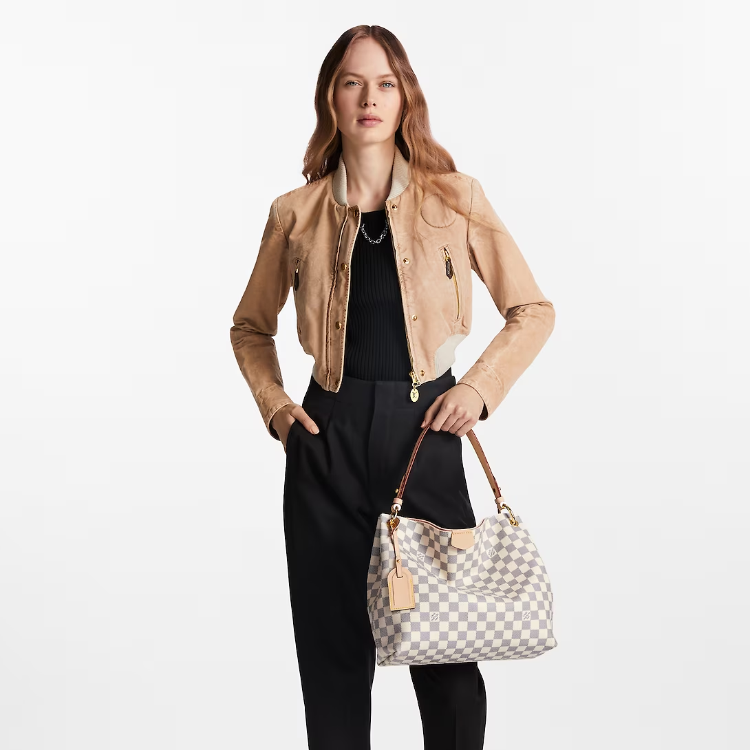 L0vis Vvtt0n Graceful PM Damier Azur Bag For Women N42249 – 35 Cm/ 13.8 Inches