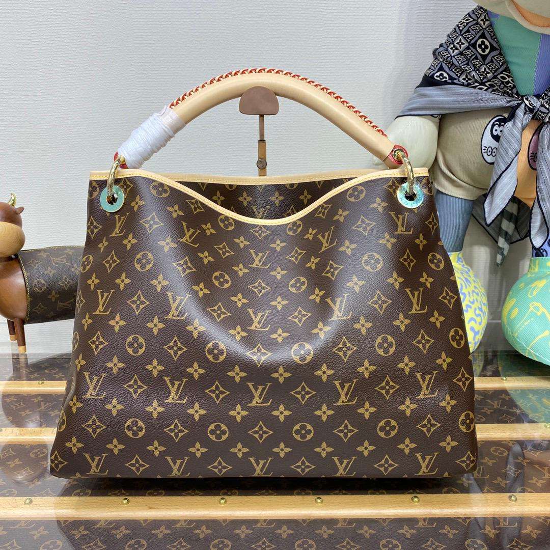 L0vis Vvtt0n Artsy MM Monogram Canvas Brown For Women 16.1in/41cm LV M44869
