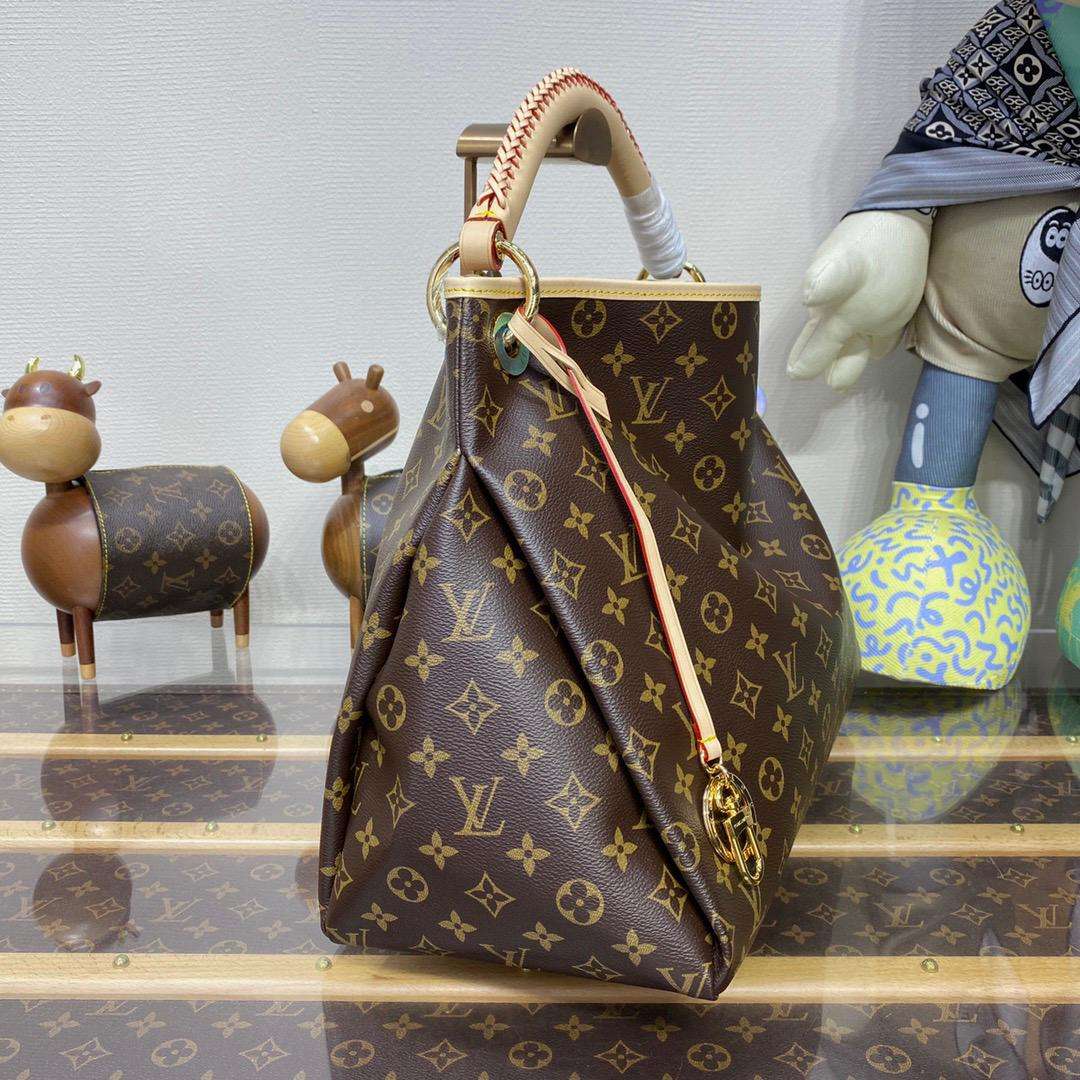 L0vis Vvtt0n Artsy MM Monogram Canvas Brown For Women 16.1in/41cm LV M44869