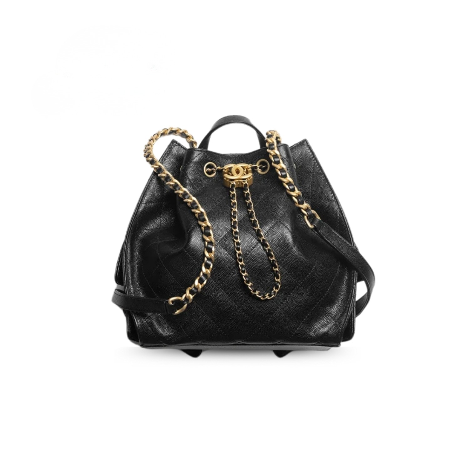 Ch**el 25 Medium Backpack Black For Women 9.1in/23cm AS5600-B20304-94305