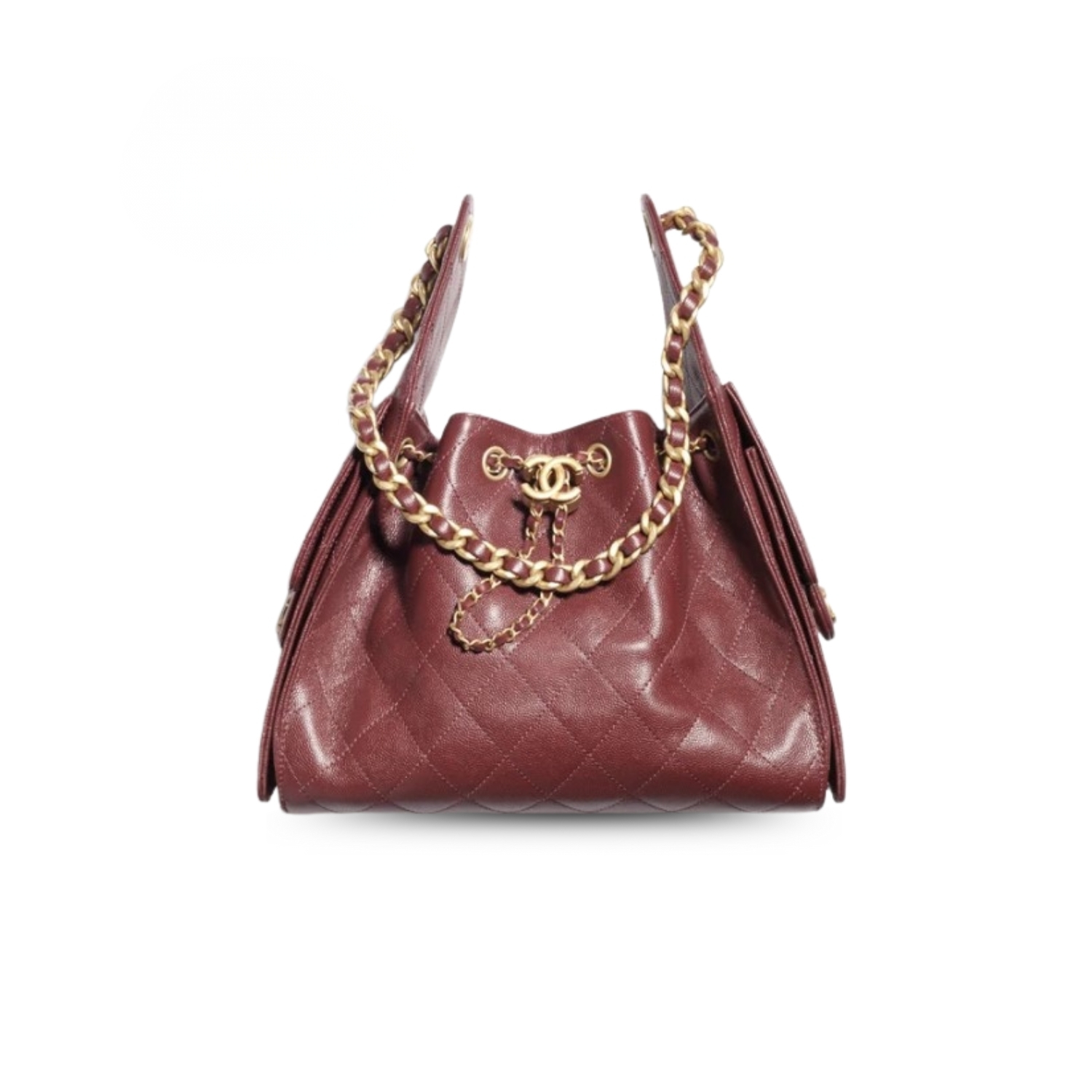 Ch**el 25 Small Handbag Burgundy For Women 10.2in/26cm AS5293-B20304-U1192