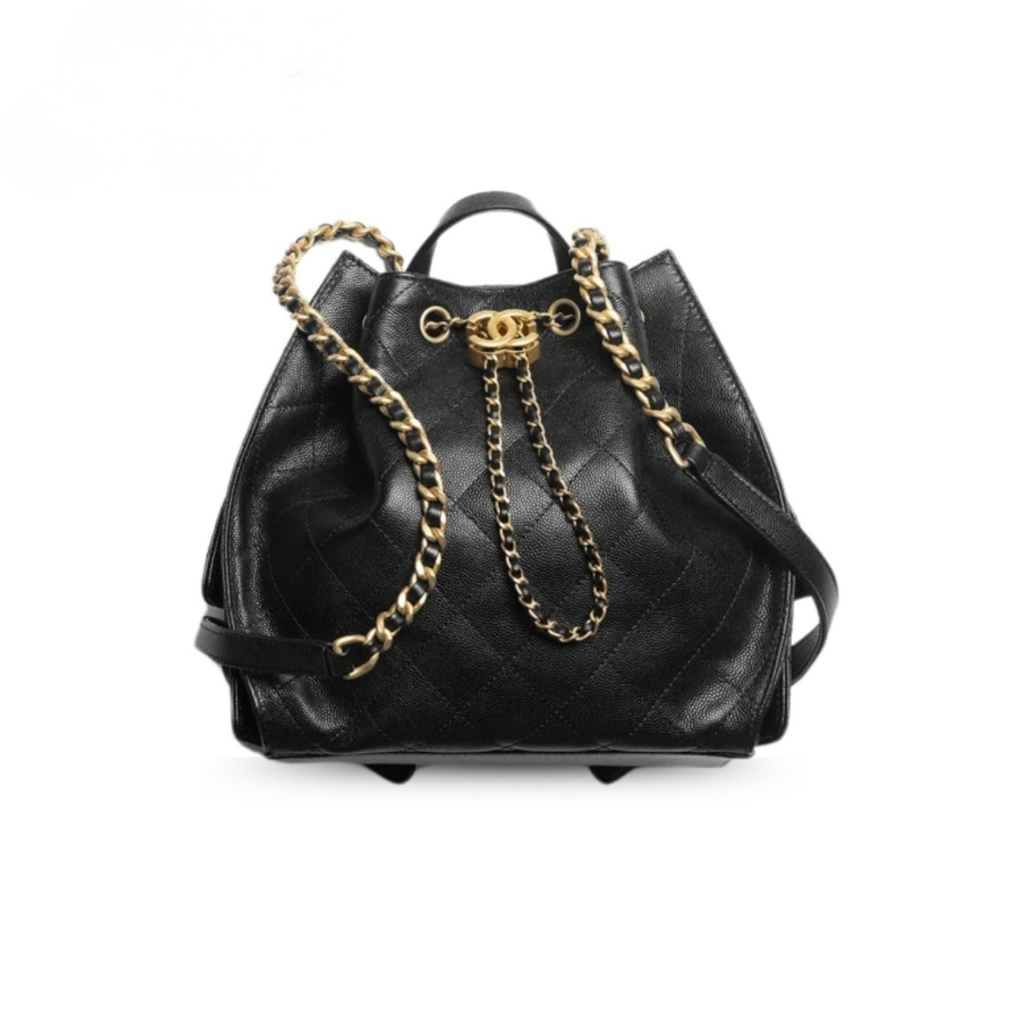 Ch**el 25 Medium Backpack Black For Women 9.1in/23cm AS5600-B20304-94305