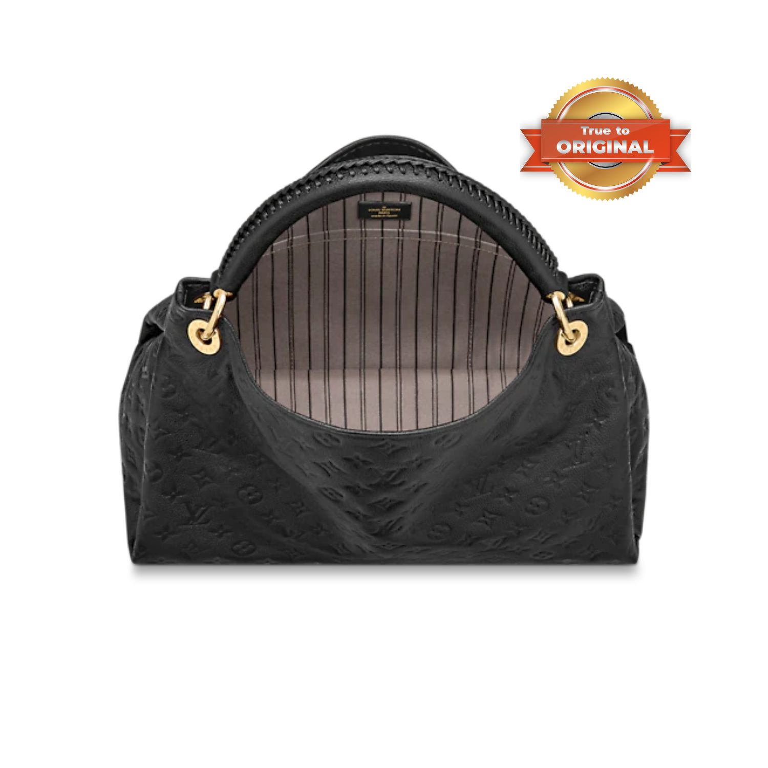 [True-to-ORIGINAL] L0vis Vvtt0n Artsy MM Monogram Empreinte Black For Women Shoulder Bags 16.1in/41cm M41066