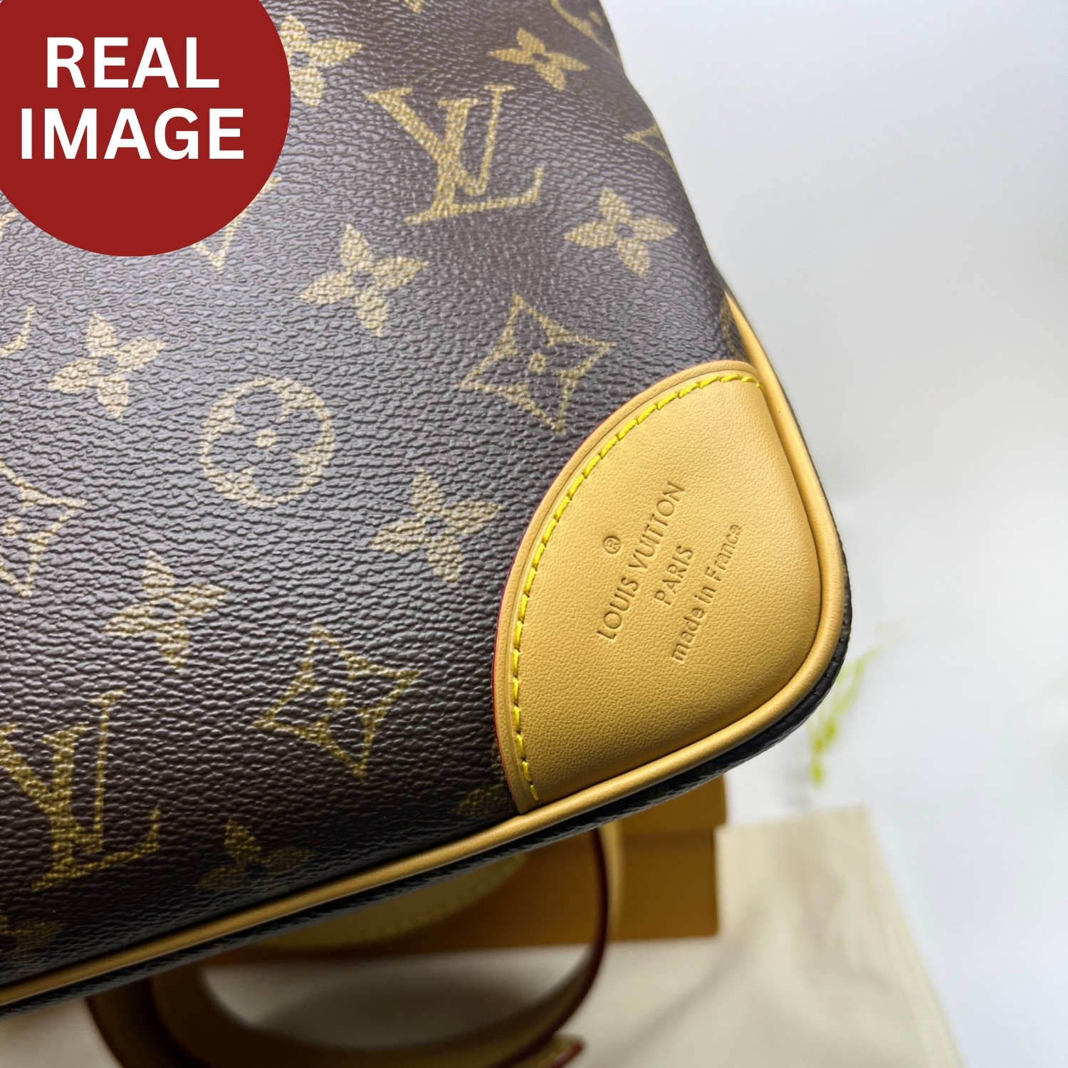 [True-to-ORIGINAL] L0vis Vvtt0n Odeon MM Monogram Canvas Brown For Women 12.2in/31cm LV M45355