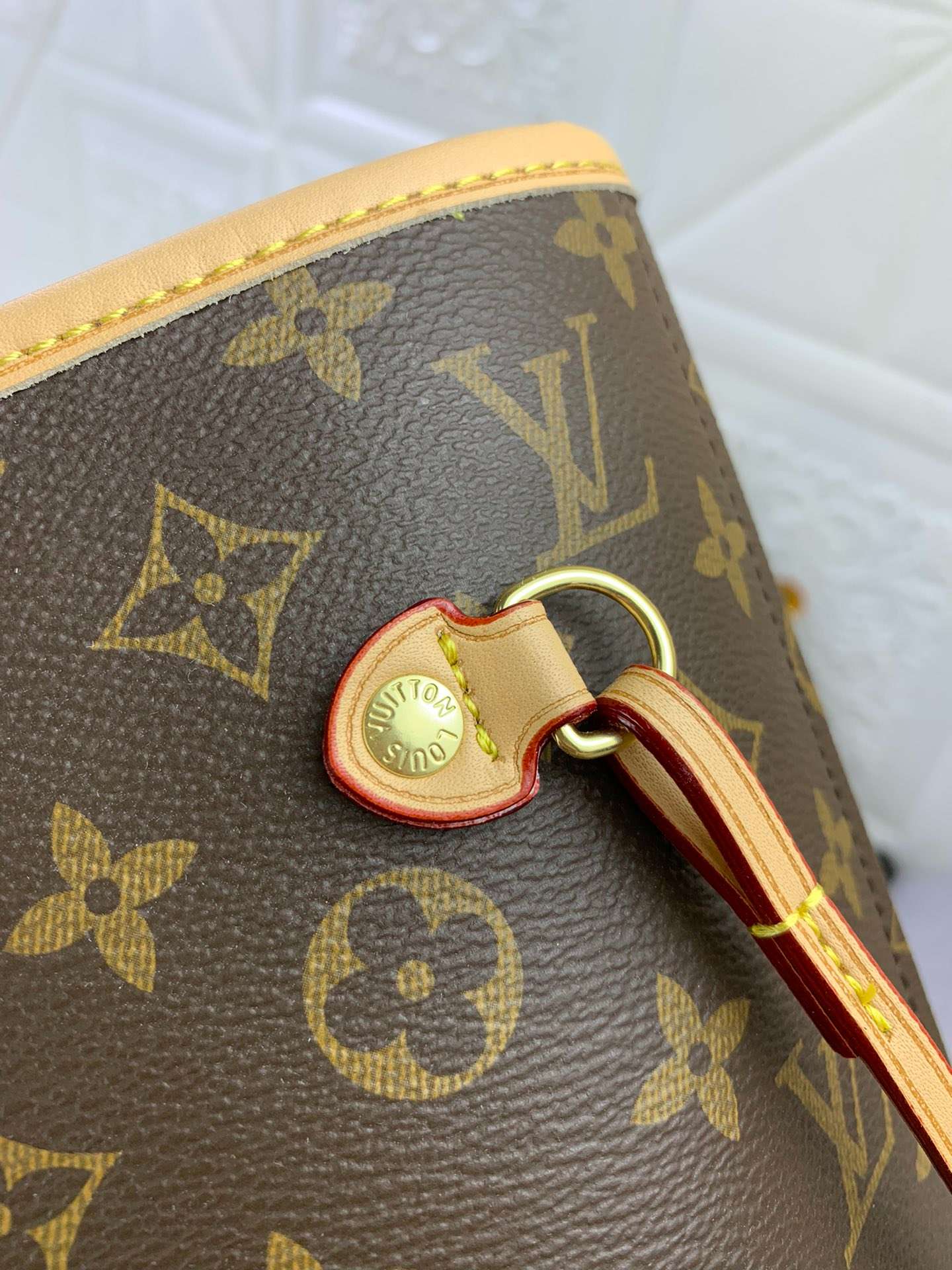 L0vis Vvtt0n LV x YK Neverfull MM Bag Brown For Women 12.2in/31cm M46468