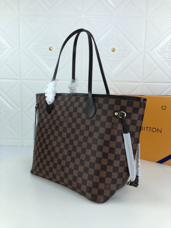L0vis Vvtt0n Neverfull MM Brown For Women 12.6in/32cm N41603