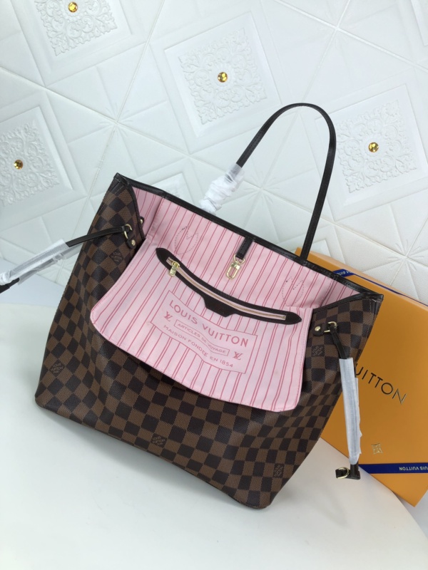 L0vis Vvtt0n Neverfull MM Brown For Women 12.6in/32cm N41603