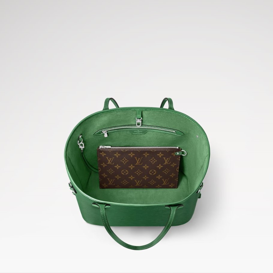 L0vis Vvtt0n Neverfull MM Bag Borneo Green For Women 12.2in/31cm M12195