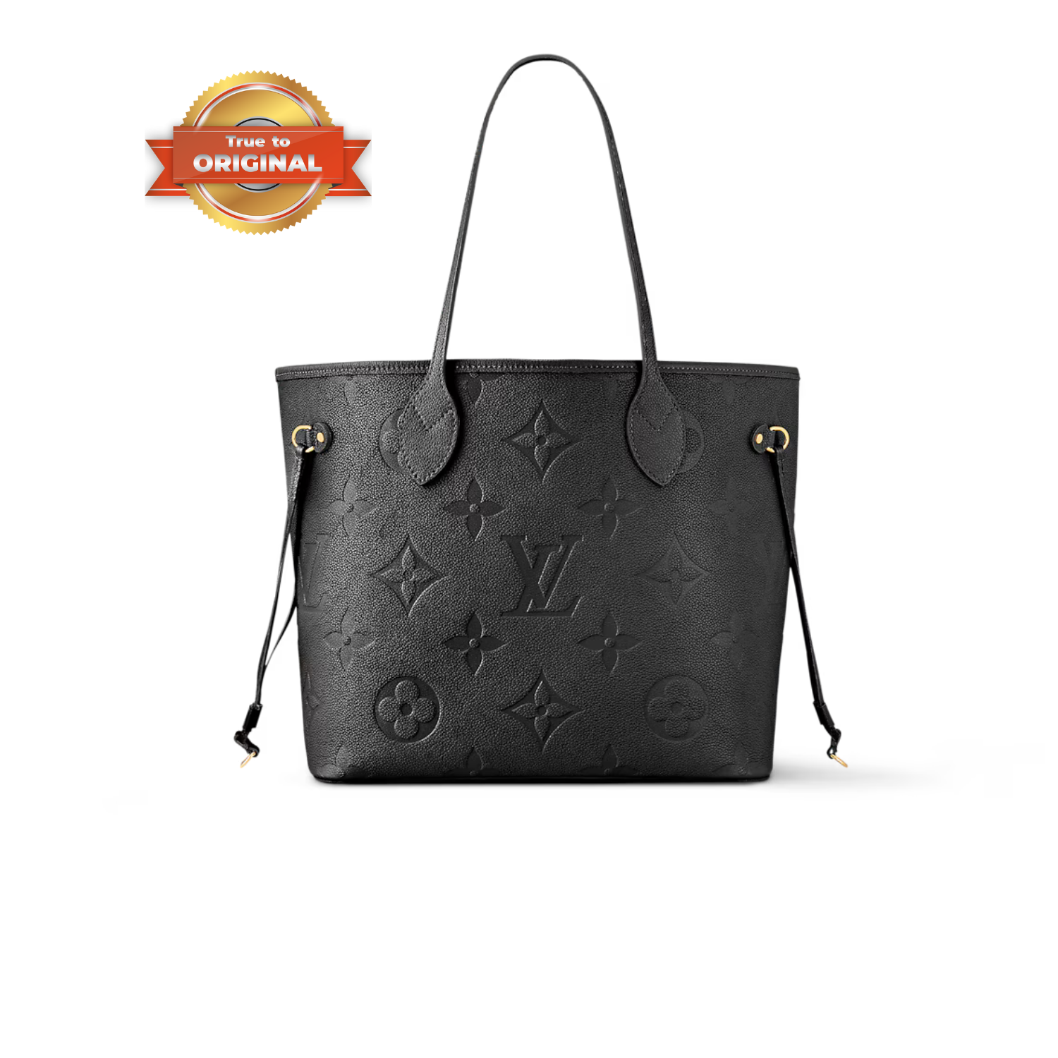 [True-to-ORIGINAL] L0vis Vvtt0n Neverfull MM Tote Bag Black For Women 12.2in/31cm M45685