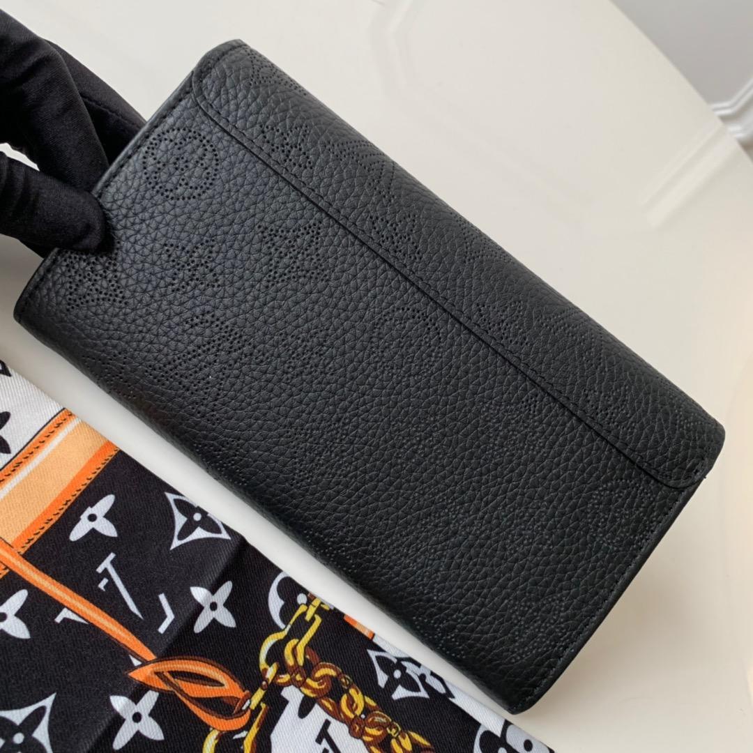 L0vis Vvtt0n Iris Wallet Monogram Canvas Black For Women, Women’s Wallet 7.48in/19cm LV M60143