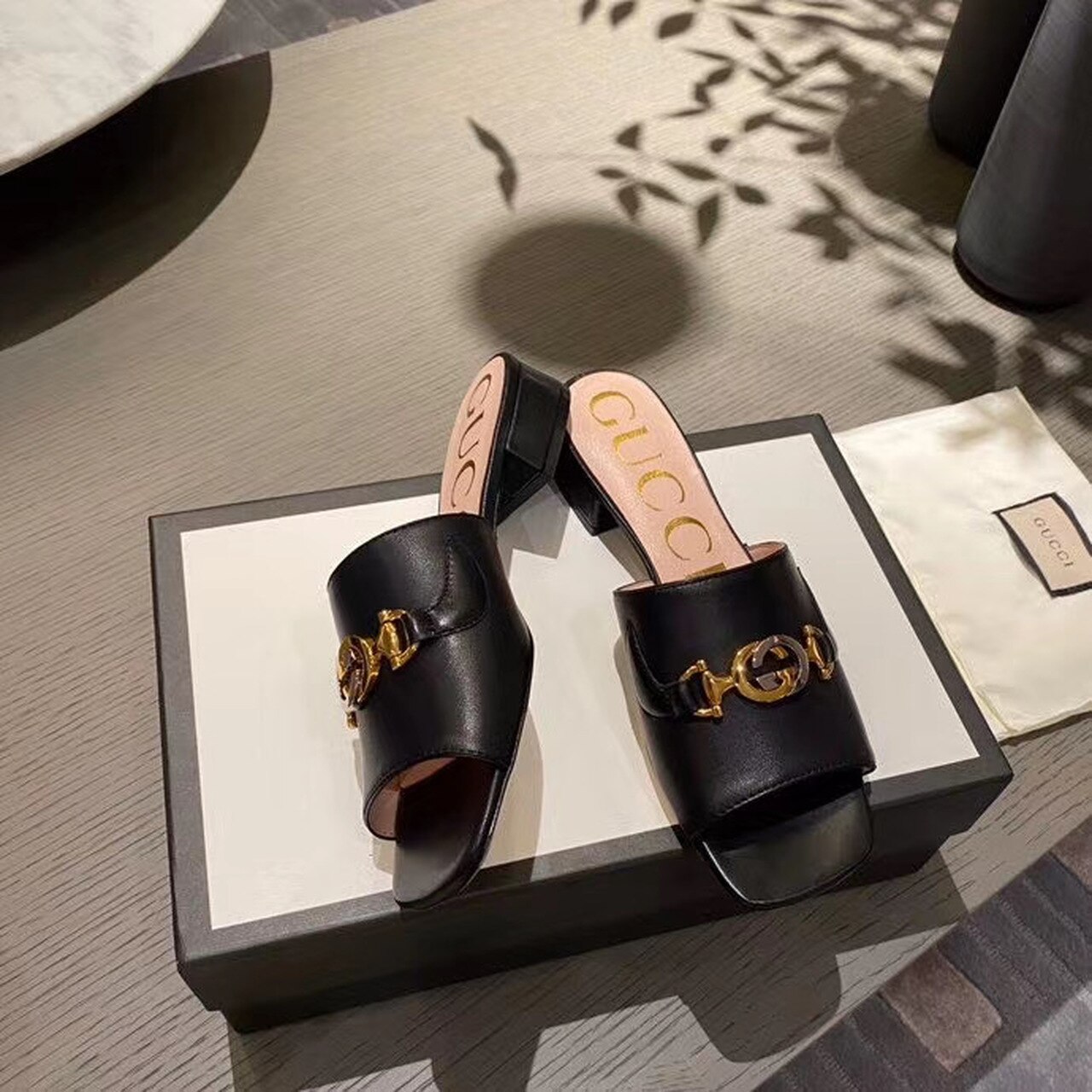 Gvc*1 Gvc*1 Zumi Slide Sandals Black For Women GG