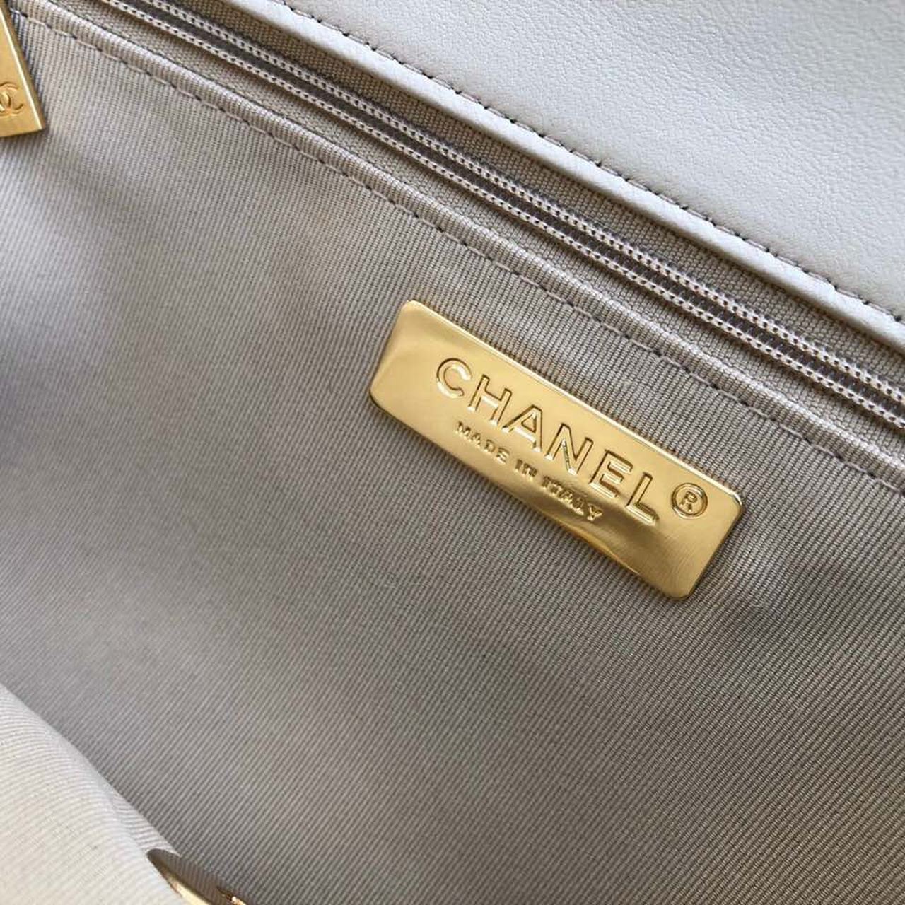 [True-to-ORIGINAL] Ch**el 19 Flap Bag Beige For Women 10.1in/26cm