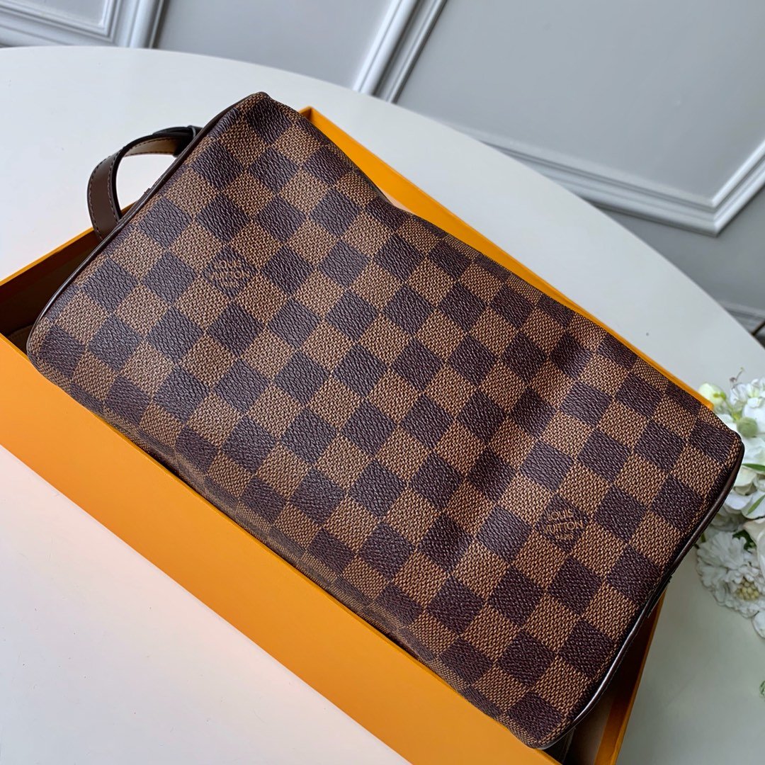 L0vis Vvtt0n Speedy Bandouliere 25 Damier Ebene Canvas For Women, Women’s Handbags, Shoulder And Crossbody Bags 9.8in/25cm LV N40575