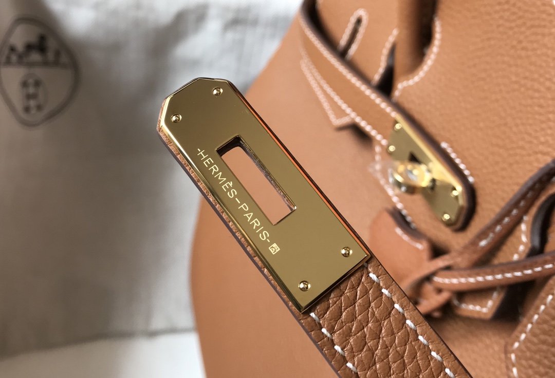 H**me5 Birkin Brown Togo Gold Hardware Bag For Women, Women’s Handbags, Shoulder Bags 30cm/12in